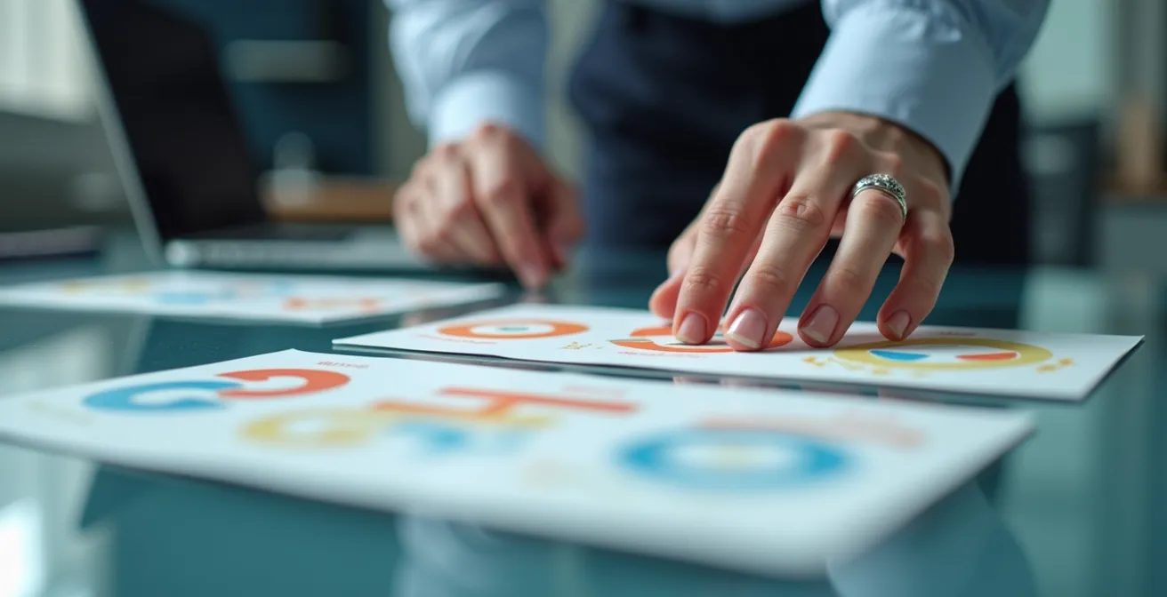 Detailaufnahme einer strukturierten Bewertungsmatrix für Mietinteressenten