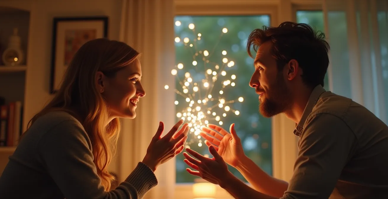 Abstrakte Darstellung des Wissenstransfers zwischen Lernenden