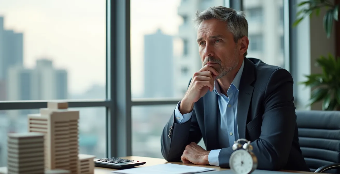 Investor analysiert Portfolio-Performance mit verschiedenen Exit-Signalen