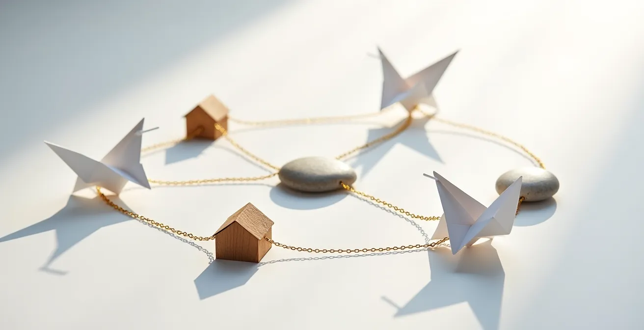 Visualisierung einer systematischen Mieterkommunikation mit verschiedenen Kontaktpunkten